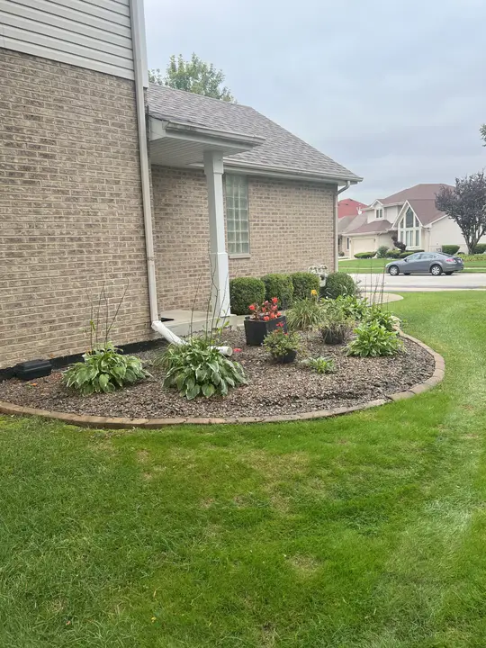 Flower Bed Maintenance Perennials Posen Il